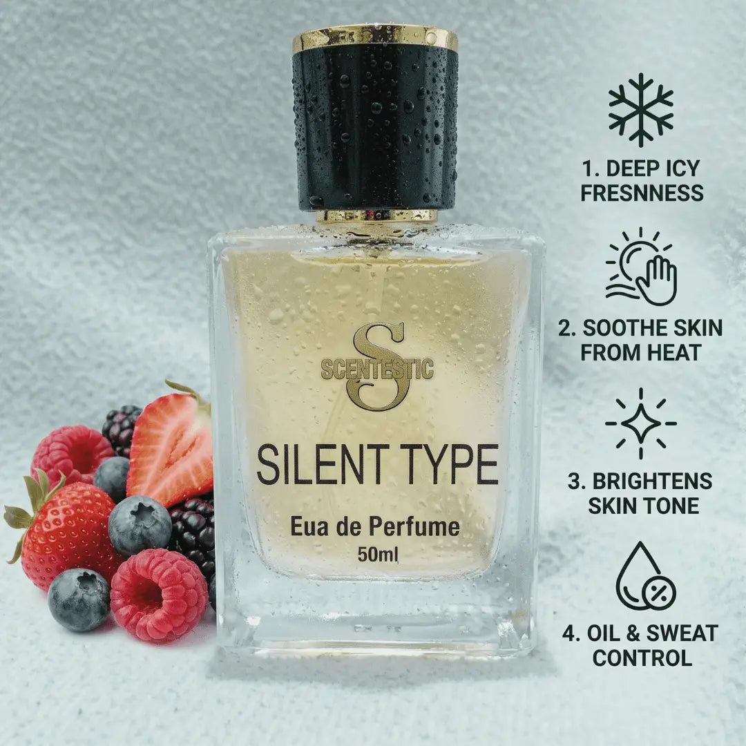Silent Type – Fresh & Fruity Unisex Perfume | Clean, Citrusy and Effortlessly Attractive