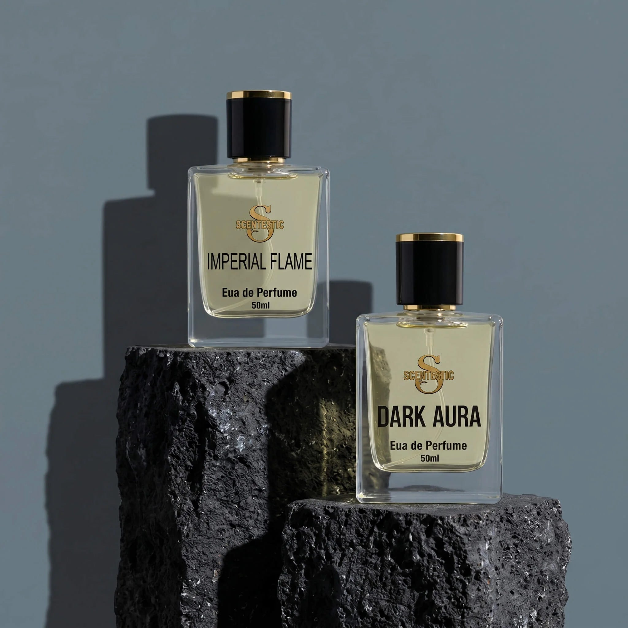 Best Long Lasting Perfumes For Men | Dark Aura + Imperial Flame - scentestic - Scentestic | Beest Long Lasting Perfume in Pakistan
