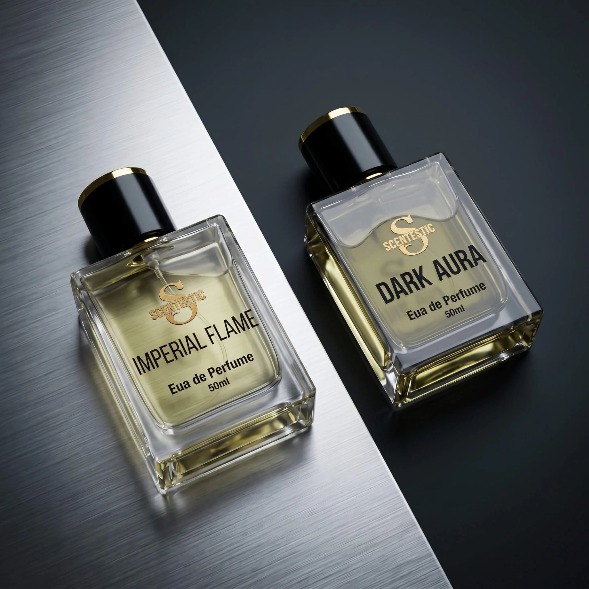 Best Long Lasting Perfumes For Men | Dark Aura + Imperial Flame - scentestic - Scentestic | Beest Long Lasting Perfume in Pakistan