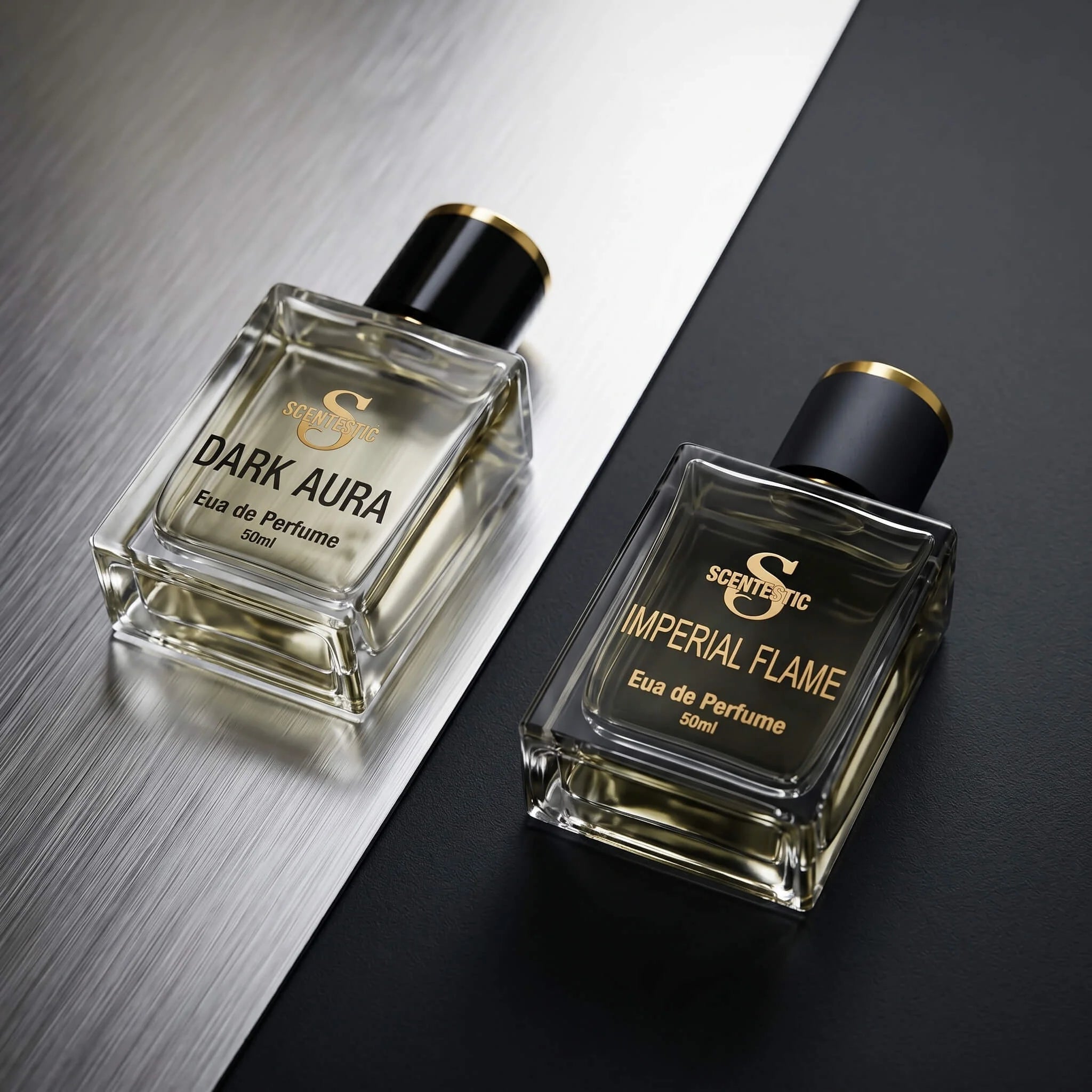 Best Long Lasting Perfumes For Men | Dark Aura + Imperial Flame - scentestic - Scentestic | Beest Long Lasting Perfume in Pakistan