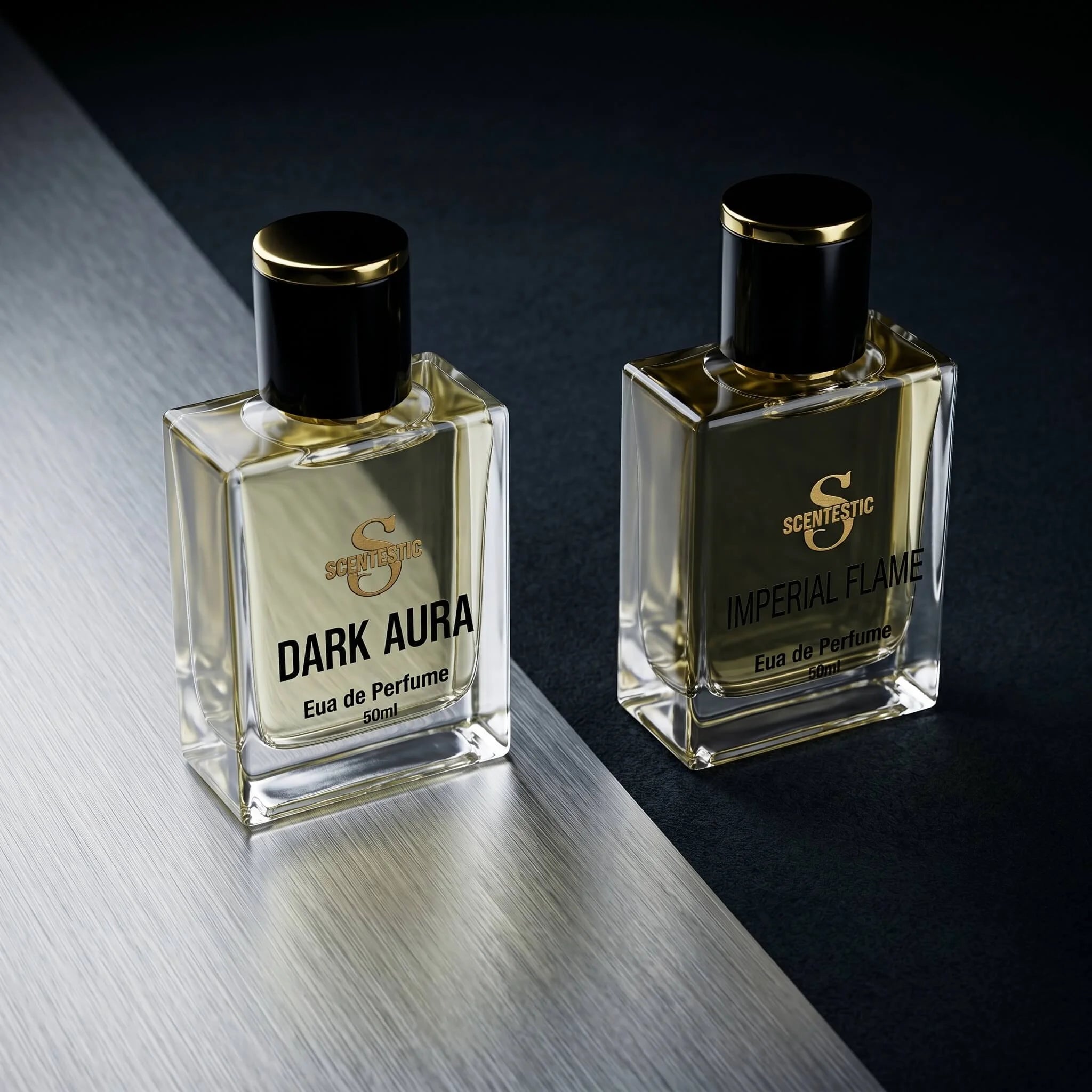 Best Long Lasting Perfumes For Men | Dark Aura + Imperial Flame - scentestic - Scentestic | Beest Long Lasting Perfume in Pakistan