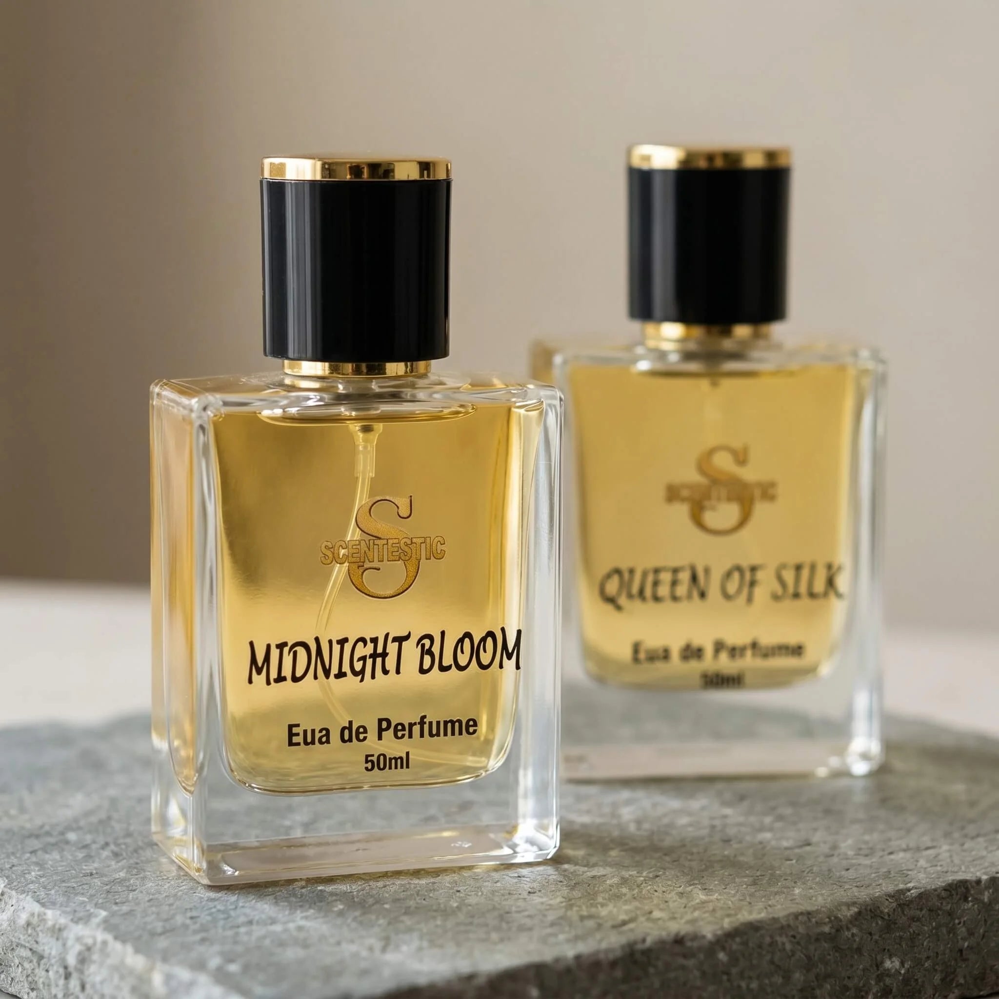 Women's Favorite  Queen Of Silk & Midnight Bloom - Royal Duo for Her - Scentestic | Beest Long Lasting Perfume in Pakistan