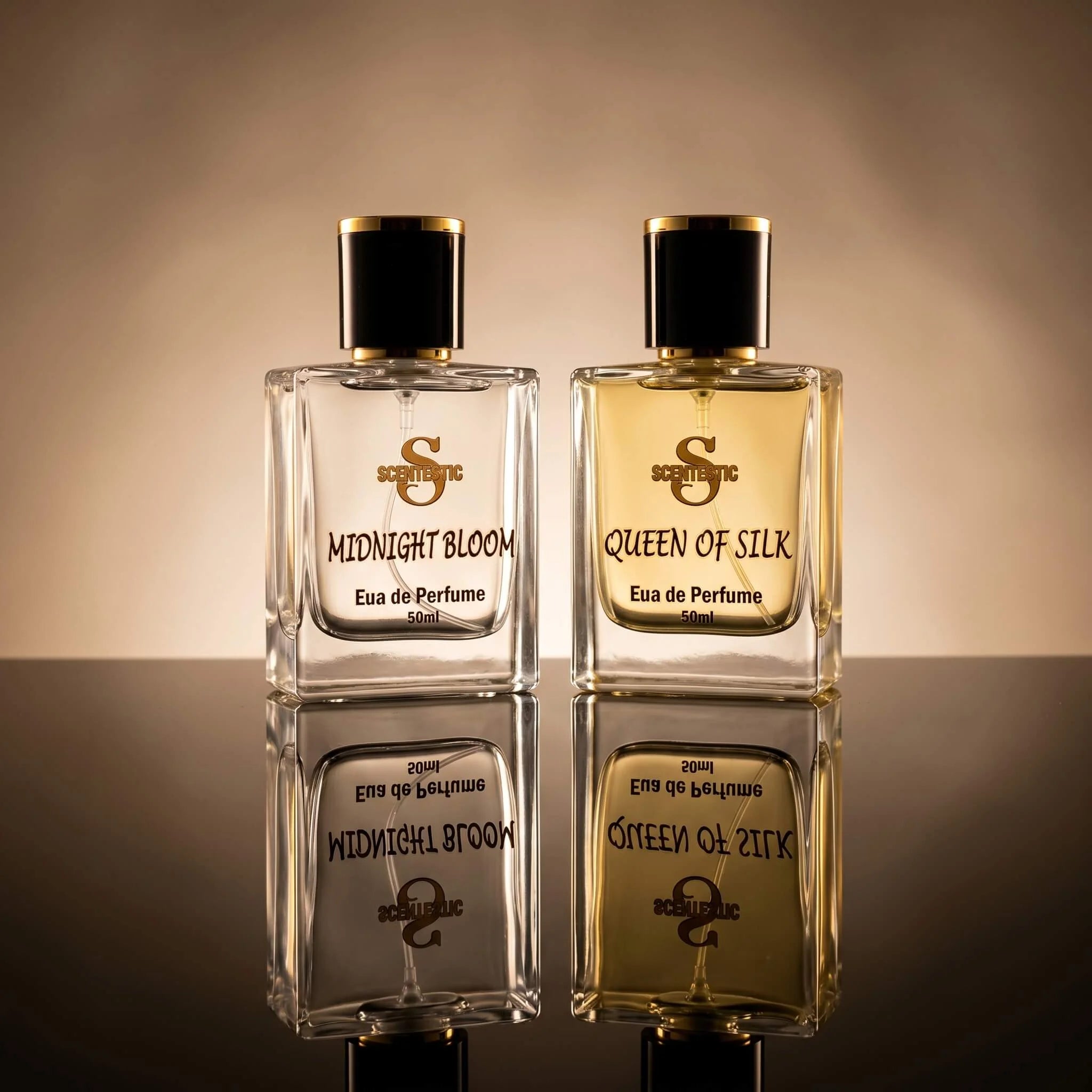 Women's Favorite  Queen Of Silk & Midnight Bloom - Royal Duo for Her - Scentestic | Beest Long Lasting Perfume in Pakistan
